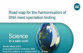 Road map for the harmonisation of DNA meat speciation testing...Road map for the harmonisation of DNA meat speciation testing Timothy Wilkes (LGC) Government Chemist Conference 2018