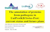 The annotation of proteins from pathogens in …...Amos Bairoch; University of Geneva and Swiss Institute of Bioinformatics (SIB) Swiss-Prot group Nairobi – May 29, 2007 The annotation