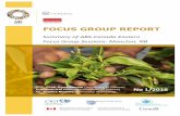 FOCUS GROUP REPORT - ABS Canada · “biopiracy,” or the commercialization of Aboriginal knowledge of biodiversity and genetic resources without adequate consultation or the equitable