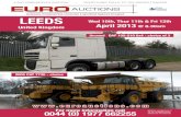 Auctioneers of Industrial Plant, Construction ... · Auctioneers of Industrial Plant, Construction & Agricultural Equipment throughout Wed 10th, Thur 11th & Fri 12th April 2013 @