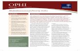 OPHI · 3  OPHI Research Brief Multidimensional Poverty Index July 2010 not be able to pay the school fees for secondary level education though.