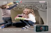 ComfortSense - Lennox...ENERGY INNOVATIONS ONE-TOUCH AWAY MODE Overrides your regular programming schedule when you’re away and automatically turns down heating or cooling to save