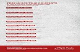 FREE LUNCHTIME CONCERTS - Brackenbury Residentsbrackenburyresidents.co.uk/.../2016/06/Hammersmith-concerts-programme.pdf · Steve Law, piano Joplin, Gershwin, Boogie-Woogie, Dudley