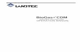 BioGas CDM - LANDTEC North America...BioGas CDM Operation Manual 1 Introduction LANDTEC is the premier manufacturer of products, instruments and software for landfill gas extraction