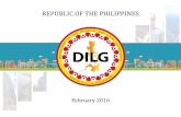 REPUBLIC OF THE PHILIPPINES Exchange... · 2016-03-07 · Disaster Preparedness 2015 Gawad KALASAG Awardee or Hall of Fame Awardee LGU Name •LGU awareness of hazards •Plans based
