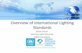 Overview of International Lighting Standards · CIE 15 CIE 43 CIE 63 CIE 84 CIE 121 CIE 127 CIE 177 IEC 60901 IEC 60081 IEC 60969 IEC 62471 IEC 62722-2-1 IEC 62612 IEC 62717 IEC 61341