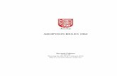 Adoption Rules 1962 - Jersey Law | Home · 2016-04-01 · Adoption Rules 1962 Rule 1 Revised Edition – 1 January 2016 Page - 7 12.050.50 ADOPTION RULES 1962 1 THE SUPERIOR NUMBER