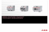 New modular sockets Connect everywhere - ABB Ltd · 2018-05-10 · Modular sockets allow the connection of devices, tools or electrical and electronic non modular equipment in civil