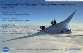 Estimating Flow-Through Balance Momentum Tares with CFD AIAA SciTech 2016, Jan 4-8 2016, San Diego, CA Estimating Flow-Through Balance Momentum Tares with CFD 1 John E. Melton NASA