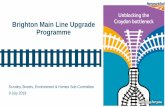 Brighton Main Line Upgrade Programme · Network Rail continues to develop our proposals for a major upgrade to the Brighton Main Line railway The main component of this would be the