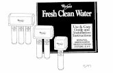 Whirlpool Water Filtration System Repair Manual WSC100YW0 and Care... · PDF file 2018-10-18 · When you call, you will need the water filtration system model number and serial number.