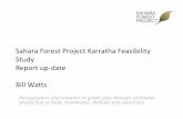Sahara Forest Project Karratha Feasibility Study Report up ... · Sahara Forest Project Karratha Feasibility Study Report up-date Bill Watts Revegetation and creation of green jobs