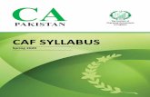 CAF SYLLABUS5 CAF Syllabus Spring 2020 Syllabus Ref Contents Level Learning Outcomes Proficiency Testing materiality, prudence, going Elements of financial statements (meaning) - Assets,
