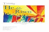 Trinity 2019-04-18¢  Trinity Easter Sunday, April 21st, 2019 10:00 a.m. Trinity Presbyterian Church