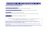 SPANISH III AP/SPANISH IV AP - CISD III... · -Qué importancia tiene? Sección 3 -¿ Qué trata de decir el autor cuando enumera las cosas que desaparecerán? -¿Qué representan