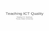Teaching ICT Quality - quatic.org10-TeachingICT_Quality.pdfProblem-based learning (PBL): • a student-centered instructional strategy in which students collaboratively solve problems
