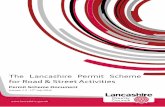 The Lancashire Permit Scheme for Road & Street Activities · 2015-12-02 · The Lancashire Permit Scheme for Road & Street Activities Document Page 2 of 32 Table of Contents 1 Introduction