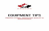 EQUIPMENT TIPS - hdco.on.cahdco.on.ca/pages/documents/Additional Equipment Tips.pdf · [68] EQUIPMENT TIPS UNDERGARMENTS Choose an undergarment arrangement that will be cool and comfortable