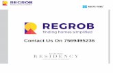 Contact Us On 7569495236 - Regrob Property · 2017-07-06 · • Vastu compliant apartments • Spacious and well-designed 2 & 3 BHK apartments with emphasis on natural lighting and