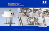 344855EN-E SaniForce Brochure - DASS · 90 gpm (340 lpm) Graco’s SaniForce 515, 1040, 1590 and 2150 air-operated diaphragm pumps not only have flow rates up to 25% greater than