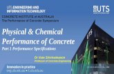 CONCRETE INSTITUTE of AUSTRALIA The Performance of ... · LEADING TO BS 8110 & AS 3600 Code of Practice Standards Performance Specifications Control Australia: ... 100 year design