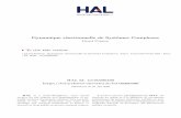 Lionel Poisson To cite this version - HAL archive ouverte · 2020-01-30 · dans la dynamique réactionnelle, en particulier dans l’étude de produits de réactions biomoléculaires