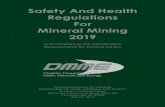 Safety And Health Regulations For Mineral Mining 2019 · 2019-08-28 · safety standards for mining of coal pursuant to the following articles of Chapter 14.2 of Title 45.1 of the