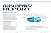 2O19 TRAINING INDUSTRY REPORTABOUT THIS STUDY 18 | NOVEMBER/DECEMBER 2019 training INDUSTRY 2O19 TRAINING Now in its 38th year, The Industry Report is recognized as the training industry’s