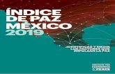 ÍNDICE DE PAZ MÉXICOvisionofhumanity.org/app/uploads/2019/06/Mexico... · El IEP tiene oficinas en Sídney, Nueva York, Bruselas, La Haya y Ciudad de México. Trabaja con un buen