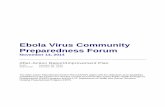 Ebola Virus Community Preparedness Forum ... 2015/01/30 آ  After-Action Report/ Ebola Virus Improvement