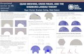QUAD MESHING, CROSS FIELDS, AND THE GINZBURG-LANDAU … · Ginzburg-Landau Theory The problem that is often formulated for cross field design is ill defined because of the pointwise