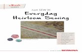 Just SEW It! Everyday Heirloom Sewing - BERNINA...Sew along the edge using the settings listed above. The raw edge should roll as it goes under the foot and the stitching will hold