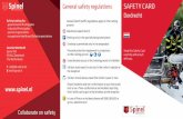 Spinel Safety Card EN...KT KH Industry hall 2 PIV-TT Container track PIV-SW IH1 IH2 CB Industry hall 1 Ship Multifunctional building MS MF Industrial process (process) Industrial process