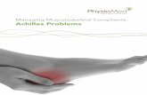 Managing Musculoskeletal Complaints: Achilles Problems · For example, Achilles tendonitis simply means tendon (tendon) inflammation (itis). Recent research has led to the discovery