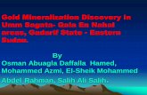 Gold Mineralization Discovery in Umm Sagata- Qala …kenanaonline.com/files/0049/49802/Gold, Sudan.pdfGold Mineralization Discovery in Umm Sagata- Qala En Nahal areas, Gadarif State