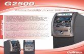 atmprofessional.com · Genmega introduces the G2500 series ATM. Designed for retail and off-premise locations, the G2500 comes loaded with all the features you expect, and also provides