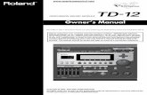 Owner’s Manual - American Musical SupplyMas Musika Rumichaca 822 y Zaruma ... IMPORTANT NOTES” (p. 5). These sections provide important information concerning the proper operation