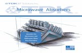 TDK Microwave Absorbers 052002web.mst.edu/~marinak/files/Technical Literature/TDK/TDK... · 2005-05-20 · TDK Microwave Pyramidal Absorber TDK microwave pyramidal material is a conductive,