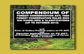 COMPENDIUM OF - Forests Clearanceforestsclearance.nic.in/writereaddata/FormA/UserAgency...The Forest (Conservation) Act, 1980 had been enacted by the Government of India on October