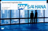 Jan Vandenbosch October 2016 - SAP Eventssapevents.be/GID/presentations/10h15 - SAP S4HANA - Jan... · 2016-10-17 · SAP Fiori UX role-based user experience for all devices ... through