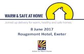 8 June 2017 Rougemont Hotel, Exeter - NEA | NEA · Rougemont Hotel, Exeter . MARIA WARDROBE Director of Communications and External Relations National Energy Action . PETER SMITH