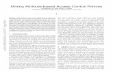 Mining Attribute-based Access Control Policies · 1 Mining Attribute-based Access Control Policies Zhongyuan Xu and Scott D. Stoller Computer Science Department, Stony Brook University