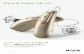 Phonak Audéo TM Marvel - ZipHearing · • Marvel and Roger, the optimal solution for challenging listening situations • Designed to improve speech understanding in loud noise