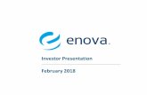 Investor Presentation February2018filecache.investorroom.com/mr5ir_enova/264/download/Enova Investor Presentation_v7 (as...Installment Loans 2016 Enova UK vs. Peers EBITDA Margin1