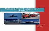 Transport and Logistics in Croatia and... · The transport sector counts for 8% of the total GDP of Croatia. There are three main branches: ground, water and air transport. They differ
