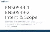 EN50549-1 EN50549-2 Intent & Scope codes documents... · en50549-1 en50549-2 intent & scope compiled by thomas schaupp (kaco newenergy) presented to 9th acer grid connection esc cenelec
