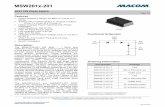 MSW201x-201 - MACOM · SP2T PIN Diode Switch Rev. V1 MSW201x-201 11 M/A-COM Technology Solutions Inc. (MACOM) and its affiliates reserve the right to make changes to the product(s)