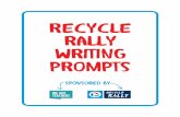 recycle rally writing prompts - WeAreTeachers · Name Could you live without throwing anything into the trash for the rest of your life (by