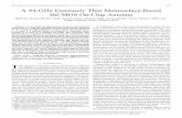 IEEE TRANSACTIONS ON ANTENNAS AND PROPAGATION, …capolino.eng.uci.edu/Publications_Papers (local)/Pan, Caster, Heydari, Capolino -A 94...A 94-GHz Extremely Thin Metasurface-Based