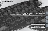 EMX5014C Owner's Manual - Yamaha Corporation4 EMX5014C Owner’s Manual Always turn the power off when the device is not in use. The performance of components with moving contacts,
